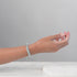 Liens de paon | Bracelet Mini Kismet | Sarcelle x Argent